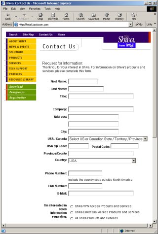 Intel Network Systems - TactiCom Lead Management System